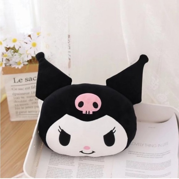 Sanrio Other - Sanrio Black Kuromi Car Headrest Pillows Plush